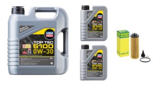 BMW 0W30 Zestaw do Zmiany Oleju Silnika – Liqui Moly 11428593186