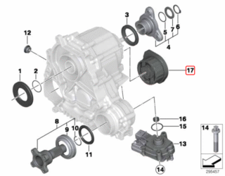 BMW Poduszka Przekładni AWD – OE 22316850468