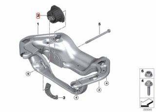 BMW Poduszka Skrzyni Biegów - OE 22316864675