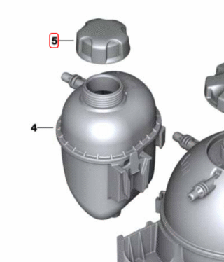 BMW Korek Zbiornika Płynu Chłodzącego - OE 17135A1BD89